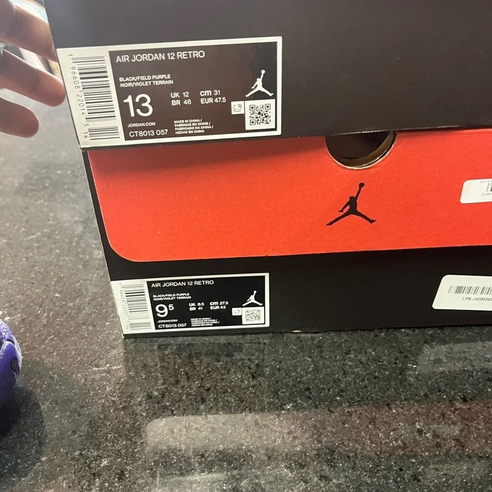 Sz 13 Air Jordan 12 Retro ‘Field Purple’ CT8013-057